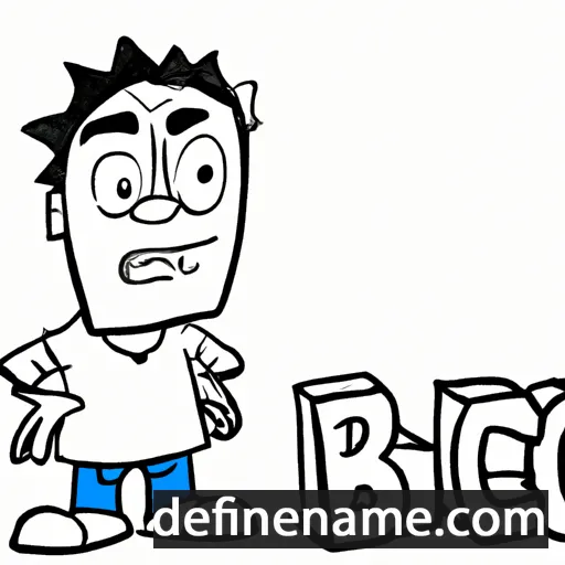 cartoon of the name Bec