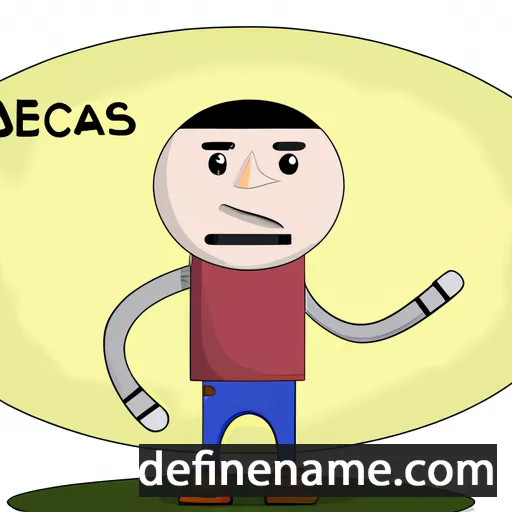 cartoon of the name Becas