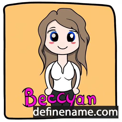 Beccalyn cartoon