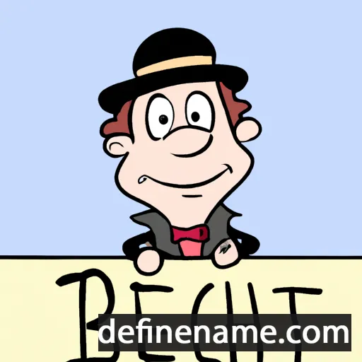 cartoon of the name Bechet