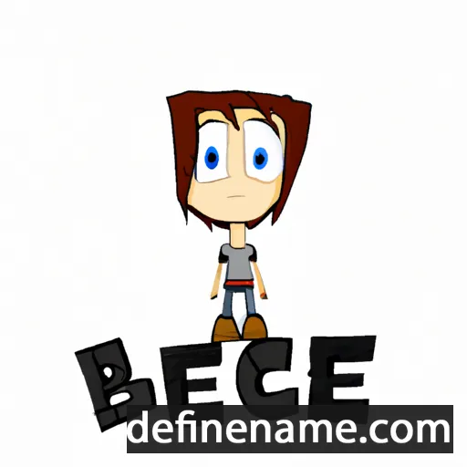 Beckee cartoon