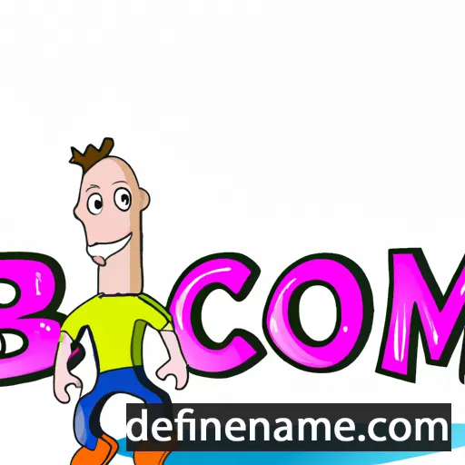 cartoon of the name Beckom