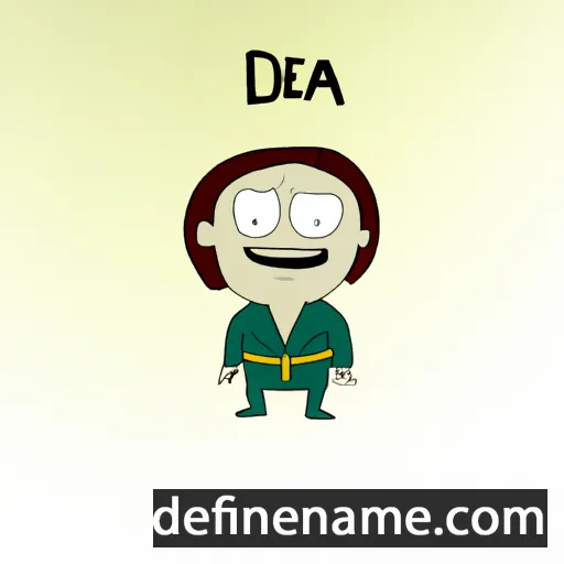 cartoon of the name Beda