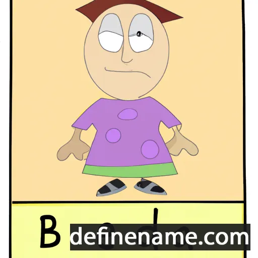 cartoon of the name Bedda