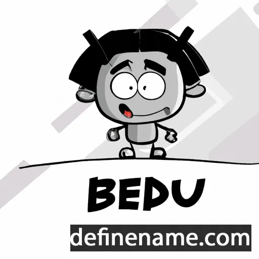 cartoon of the name Beddu