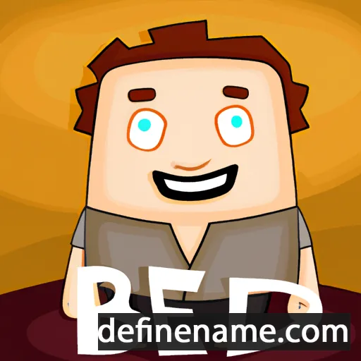 cartoon of the name Bede