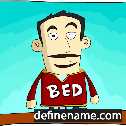 cartoon of the name Bedri