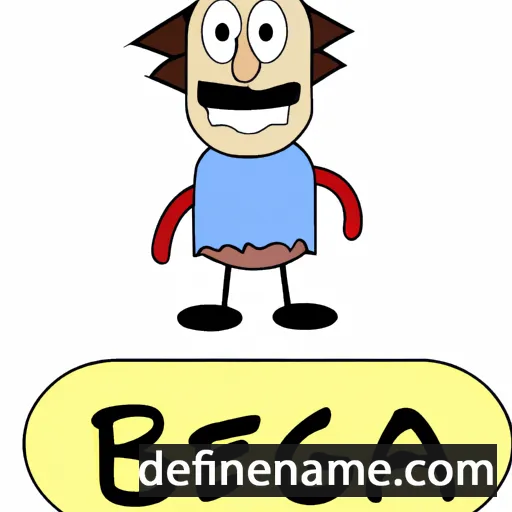 cartoon of the name Begga