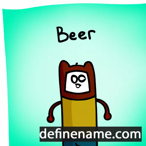 cartoon of the name Behare