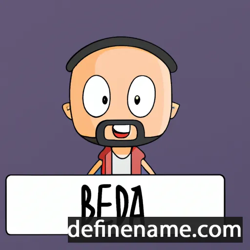 cartoon of the name Behdad