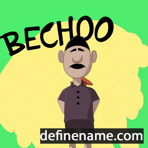 cartoon of the name Behechio