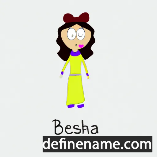 cartoon of the name Beheshta