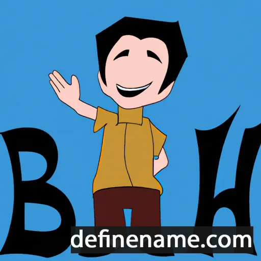 cartoon of the name Behi