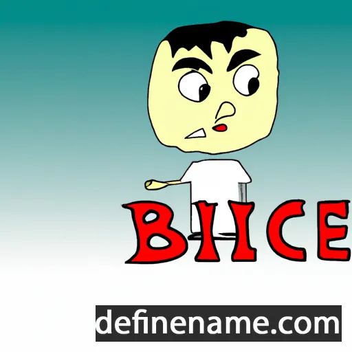 cartoon of the name Behice