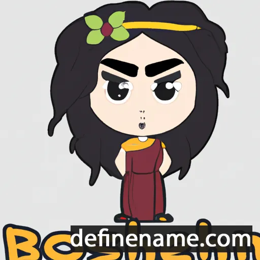 cartoon of the name Behnoosh