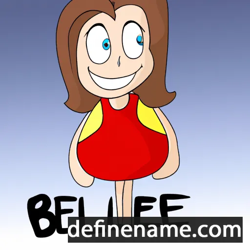 cartoon of the name Beille