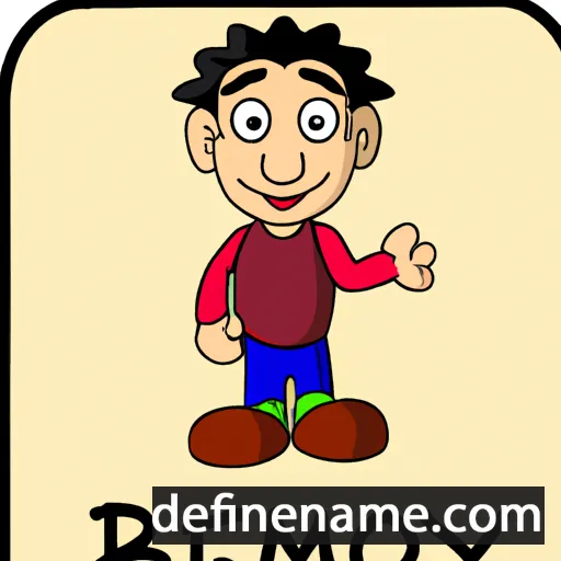 cartoon of the name Bejamoy