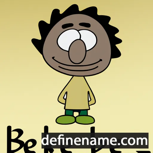 cartoon of the name Bekele