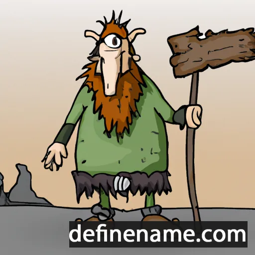 cartoon of the name Bekkhildr