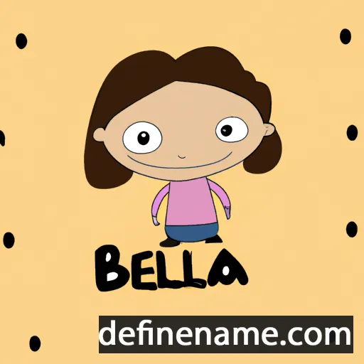 cartoon of the name Bela