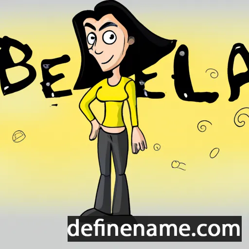 cartoon of the name Bela