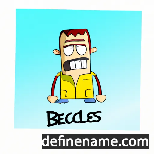 cartoon of the name Belaces