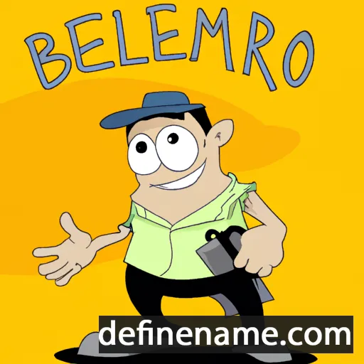 cartoon of the name Belarmo