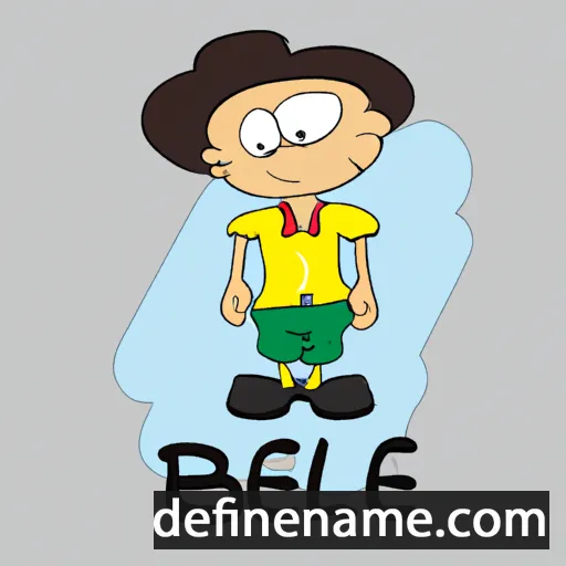 cartoon of the name Bele