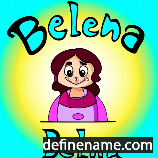 cartoon of the name Belena