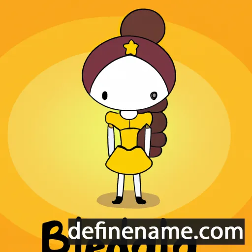 cartoon of the name Belendia