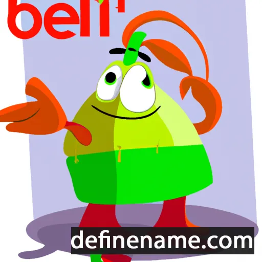 cartoon of the name Belet-ili