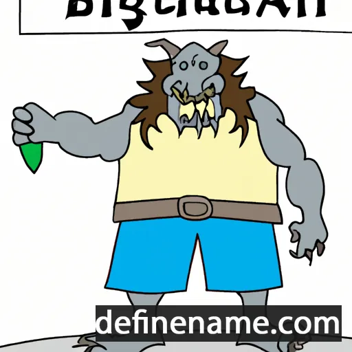 cartoon of the name Belgarath