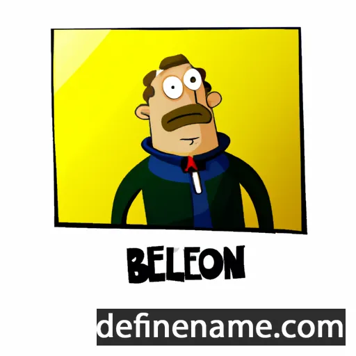 cartoon of the name Belhonor