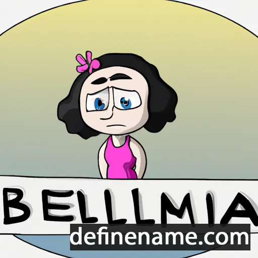 cartoon of the name Belimira