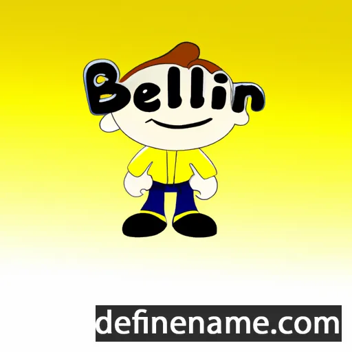 cartoon of the name Belin