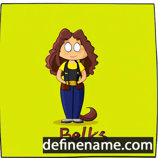 cartoon of the name Belkis