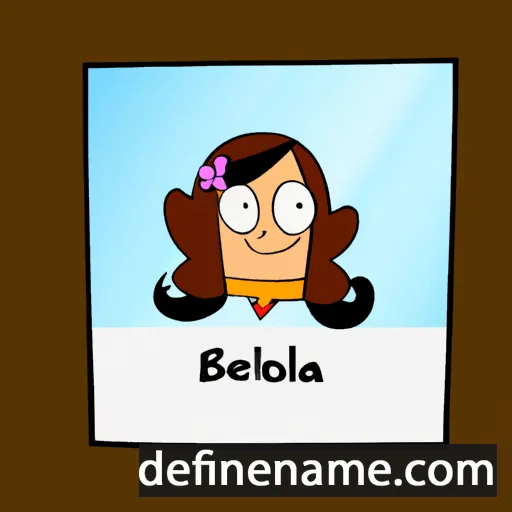 cartoon of the name Belladora