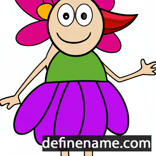 cartoon of the name Bellaflore