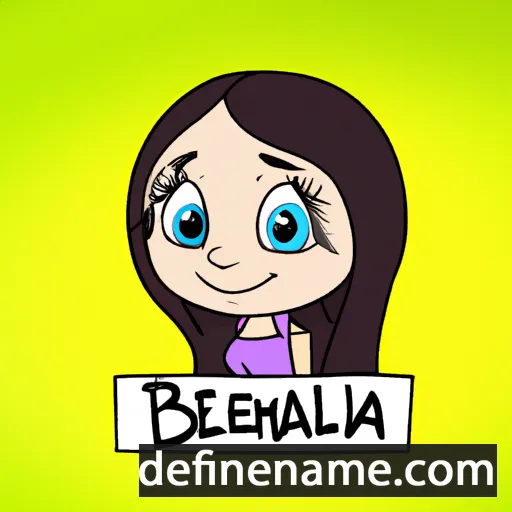 cartoon of the name Bellamira