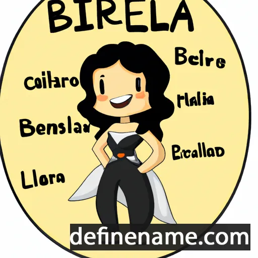 cartoon of the name Bellaria