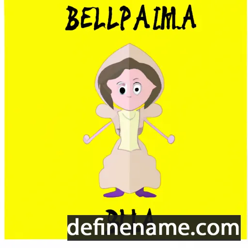 cartoon of the name Bellarmina