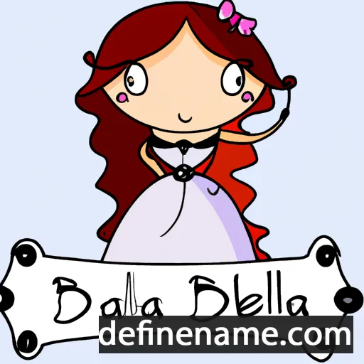 cartoon of the name Bellavita