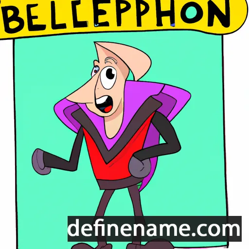 cartoon of the name Bellerophon