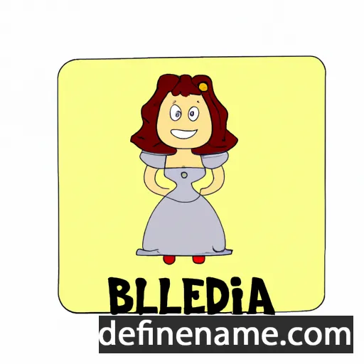 cartoon of the name Bellida