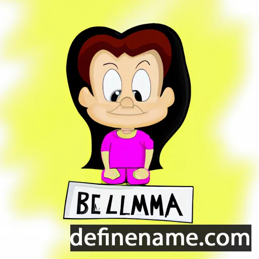 cartoon of the name Belmira