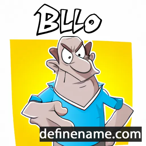 cartoon of the name Belor