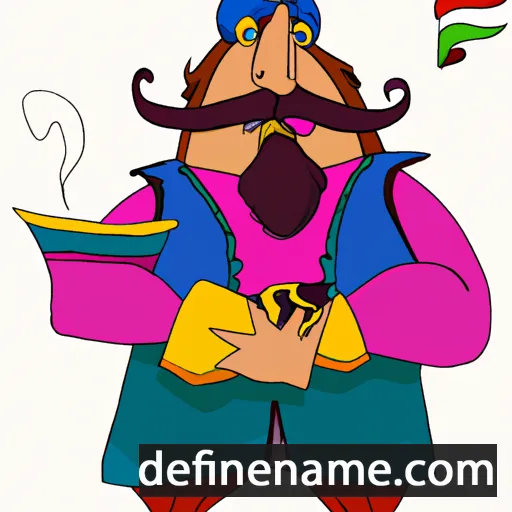 cartoon of the name Belteshazzar