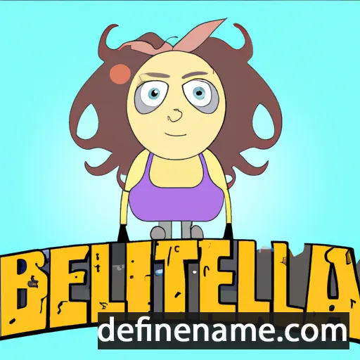 cartoon of the name Beltina