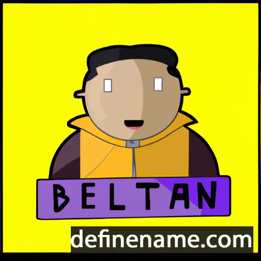 cartoon of the name Beltran