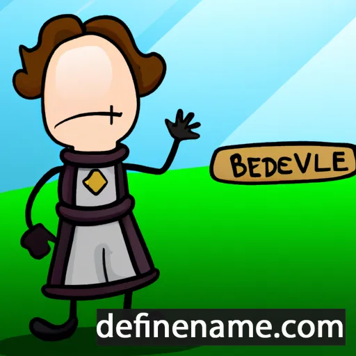 cartoon of the name Belvadene